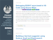 Tablet Screenshot of pranavprakash.net